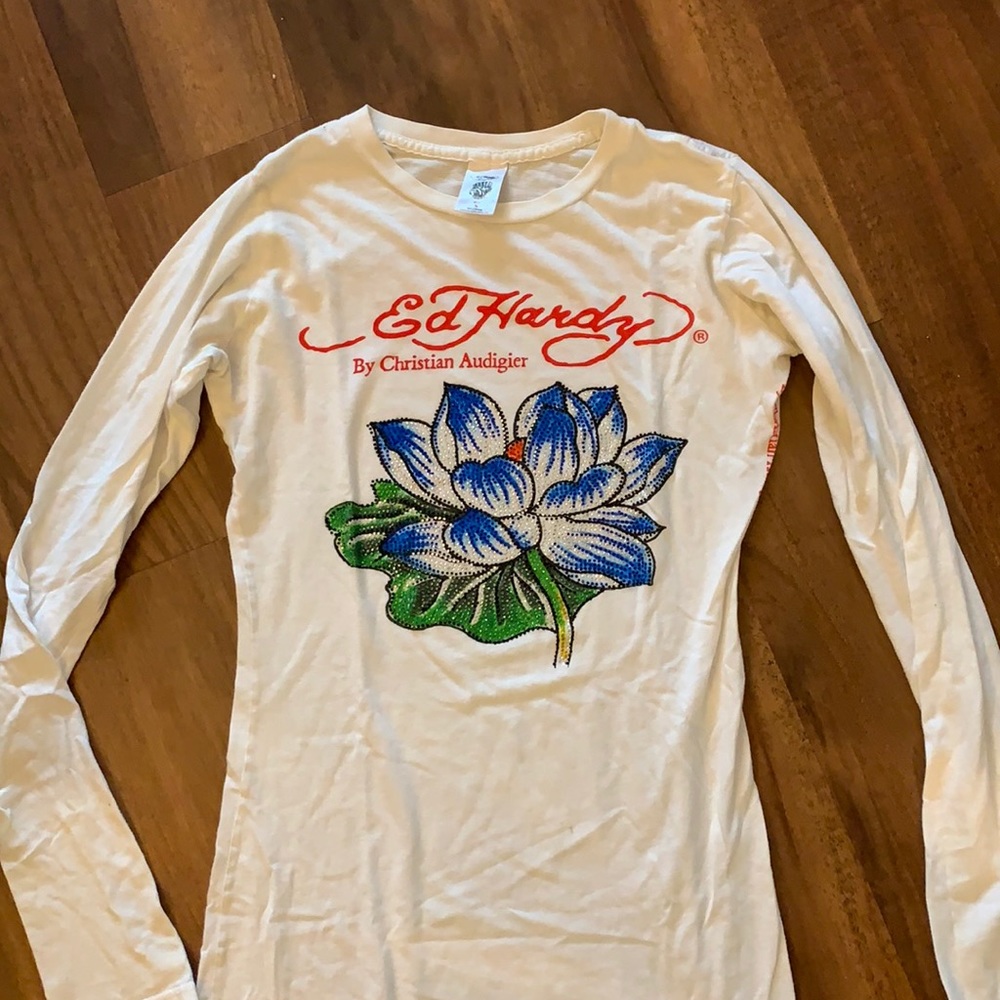 Ed Hardy Bedazzled Longsleeve